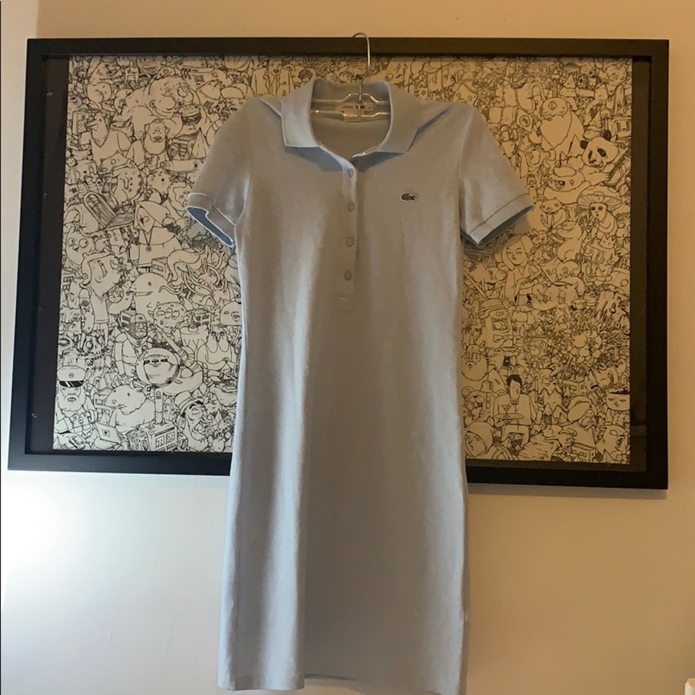 Lacoste baby blue Polo Dress